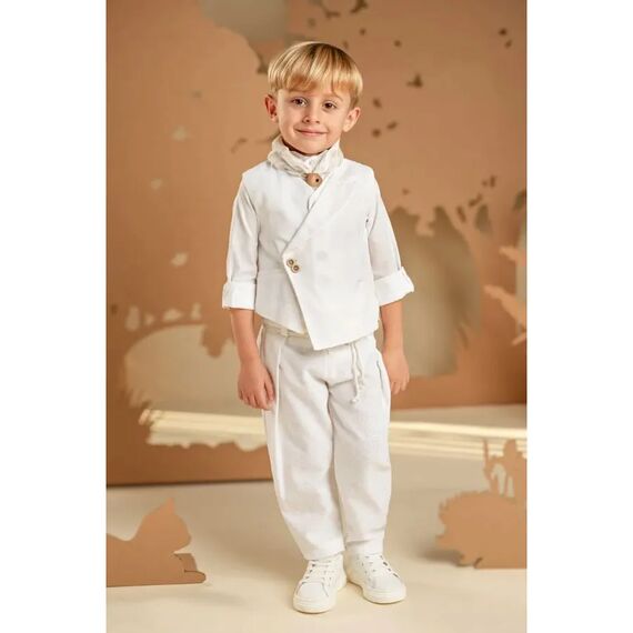 Baby Bloom Βαπτιστικό Σέτ Αγορίστικο 126.01.8970 - Ρούχα Βάπτισης για Αγόρι στο Oneirokosmos