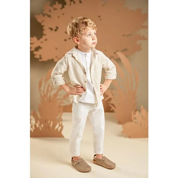 Baby Bloom Βαπτιστικό Σέτ Αγορίστικο 126.02.6570 - Ρούχα Βάπτισης για Αγόρι στο Oneirokosmos