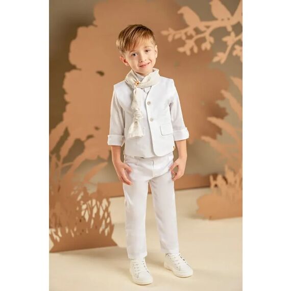 Baby Bloom Βαπτιστικό Σέτ Αγορίστικο 126.06.7980 - Ρούχα Βάπτισης για Αγόρι στο Oneirokosmos