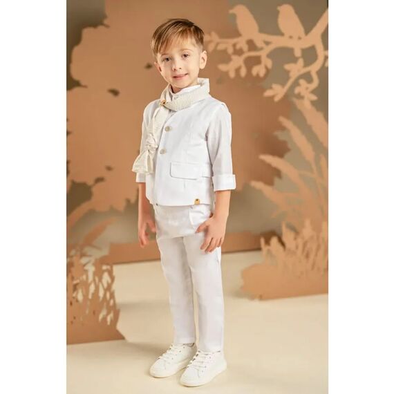 Baby Bloom Βαπτιστικό Σέτ Αγορίστικο 126.06.7980 - Ρούχα Βάπτισης για Αγόρι στο Oneirokosmos