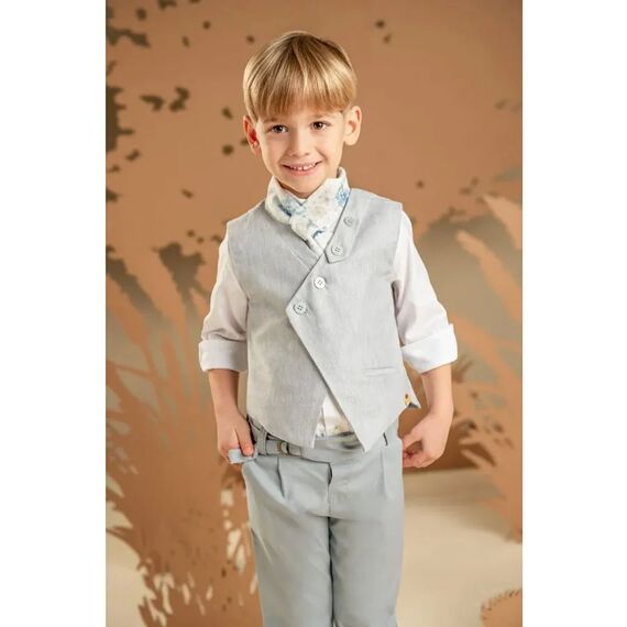 Baby Bloom Βαπτιστικό Σέτ Αγορίστικο 126.10.7580 - Ρούχα Βάπτισης για Αγόρι στο Oneirokosmos
