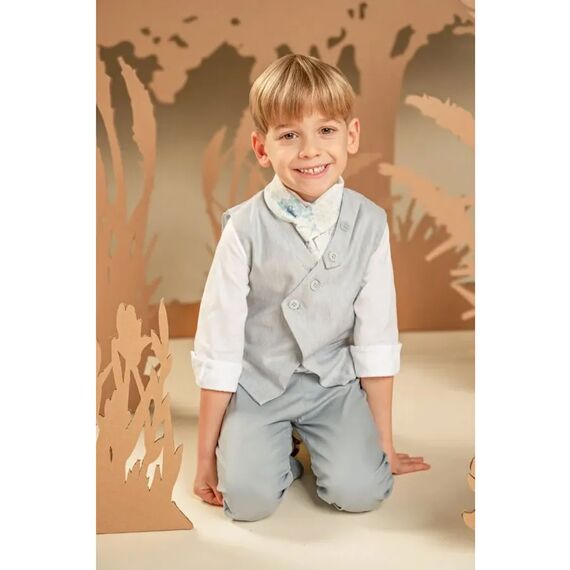 Baby Bloom Βαπτιστικό Σέτ Αγορίστικο 126.10.7580 - Ρούχα Βάπτισης για Αγόρι στο Oneirokosmos