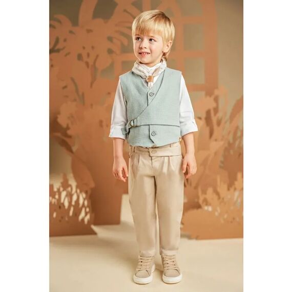 Baby Bloom Βαπτιστικό Σέτ Αγορίστικο 126.11.7980 - Ρούχα Βάπτισης για Αγόρι στο Oneirokosmos