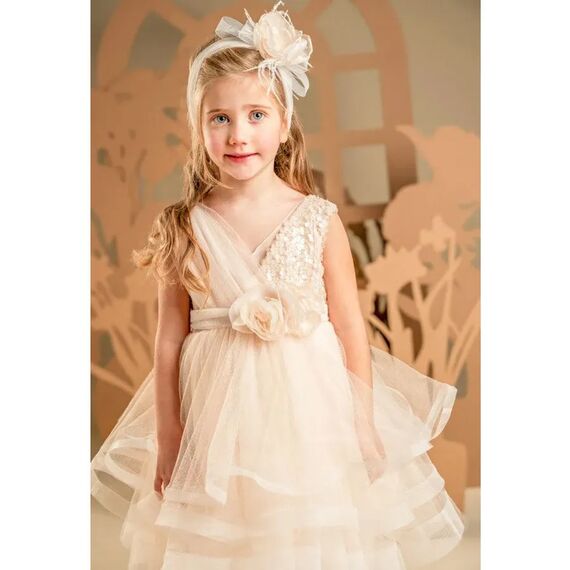 Baby Bloom Φόρεμα Βάπτισης 126.121.7980 - Ρούχα Βάπτισης για Κορίτσι στο Oneirokosmos