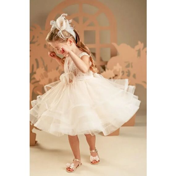 Baby Bloom Φόρεμα Βάπτισης 126.121.7980 - Ρούχα Βάπτισης για Κορίτσι στο Oneirokosmos