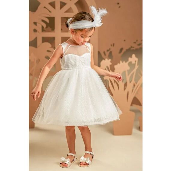 Baby Bloom Φόρεμα Βάπτισης 126.123.7580 - Ρούχα Βάπτισης για Κορίτσι στο Oneirokosmos