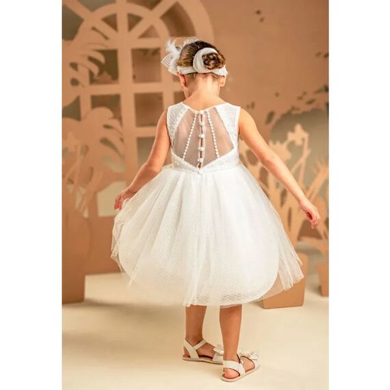 Baby Bloom Φόρεμα Βάπτισης 126.123.7580 - Ρούχα Βάπτισης για Κορίτσι στο Oneirokosmos