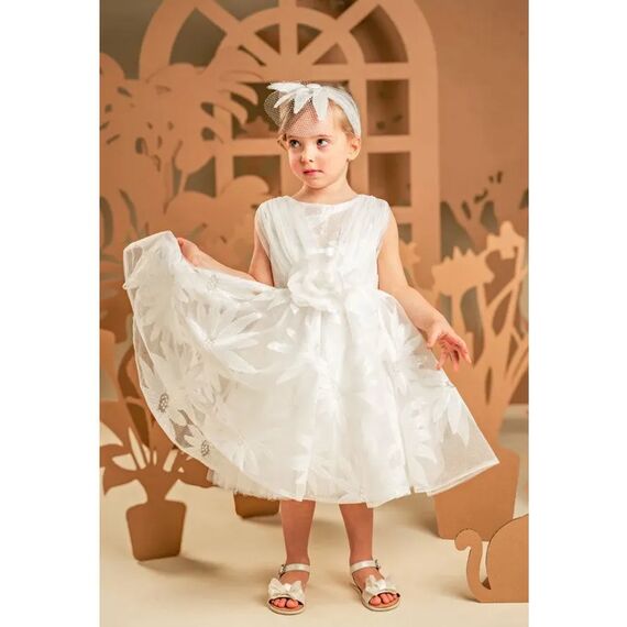 Baby Bloom Φόρεμα Βάπτισης 126.128.8570 - Ρούχα Βάπτισης για Κορίτσι στο Oneirokosmos