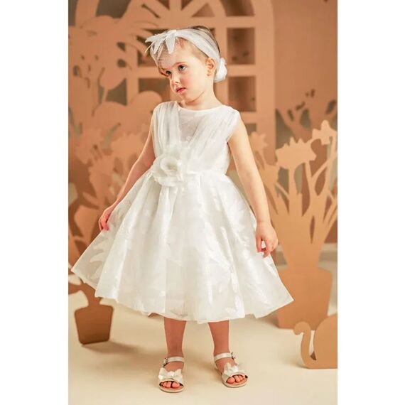 Baby Bloom Φόρεμα Βάπτισης 126.128.8570 - Ρούχα Βάπτισης για Κορίτσι στο Oneirokosmos