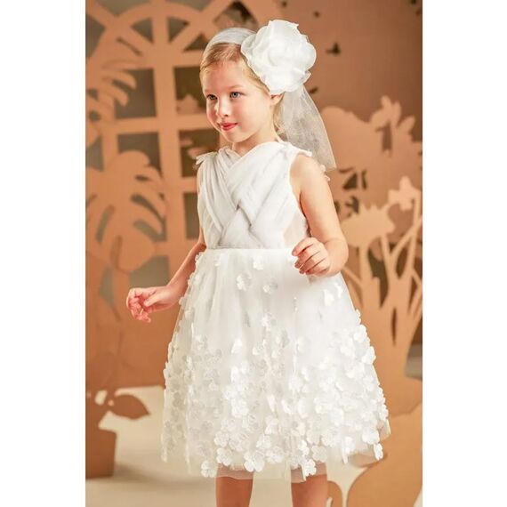 Baby Bloom Φόρεμα Βάπτισης 126.130.8570 - Ρούχα Βάπτισης για Κορίτσι στο Oneirokosmos