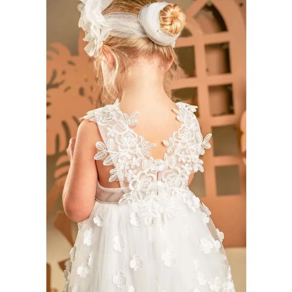 Baby Bloom Φόρεμα Βάπτισης 126.130.8570 - Ρούχα Βάπτισης για Κορίτσι στο Oneirokosmos