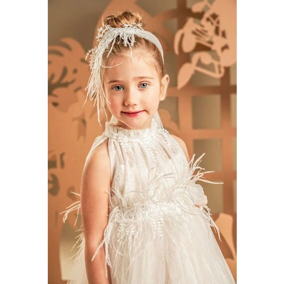 Baby Bloom Φόρεμα Βάπτισης 126.135.7580 - Ρούχα Βάπτισης για Κορίτσι στο Oneirokosmos