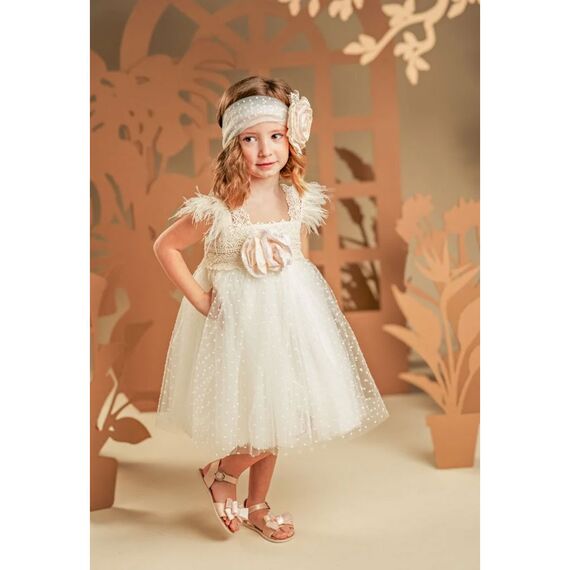 Baby Bloom Φόρεμα Βάπτισης 126.136.6590 - Ρούχα Βάπτισης για Κορίτσι στο Oneirokosmos