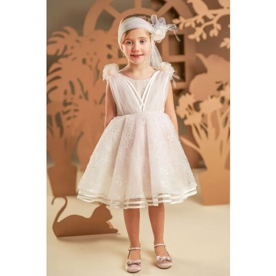 Baby Bloom Φόρεμα Βάπτισης 126.138.6980 - Ρούχα Βάπτισης για Κορίτσι στο Oneirokosmos