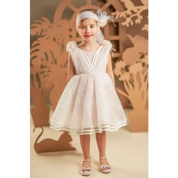 Baby Bloom Φόρεμα Βάπτισης 126.138.6980 - Ρούχα Βάπτισης για Κορίτσι στο Oneirokosmos