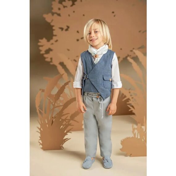 Baby Bloom Βαπτιστικό Σέτ Αγορίστικο 126.14.7580 - Ρούχα Βάπτισης για Αγόρι στο Oneirokosmos