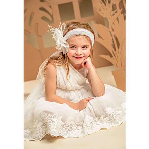Baby Bloom Φόρεμα Βάπτισης 126.143.6980 - Ρούχα Βάπτισης για Κορίτσι στο Oneirokosmos