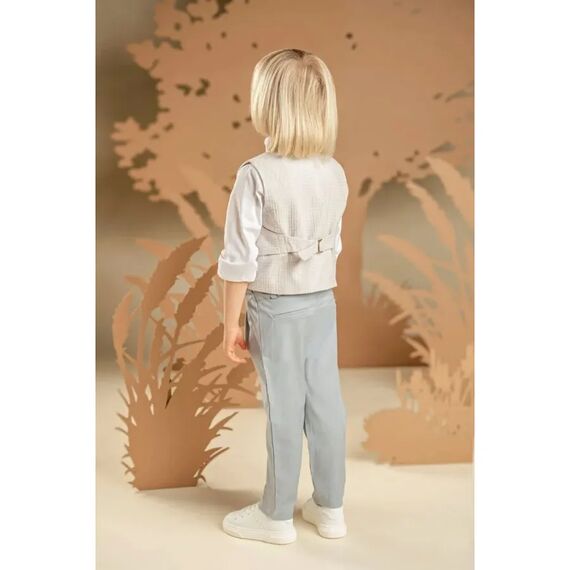 Baby Bloom Βαπτιστικό Σέτ Αγορίστικο 126.17.7980 - Ρούχα Βάπτισης για Αγόρι στο Oneirokosmos