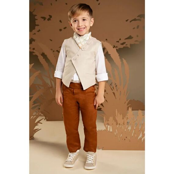 Baby Bloom Βαπτιστικό Σέτ Αγορίστικο 126.30.7580 - Ρούχα Βάπτισης για Αγόρι στο Oneirokosmos