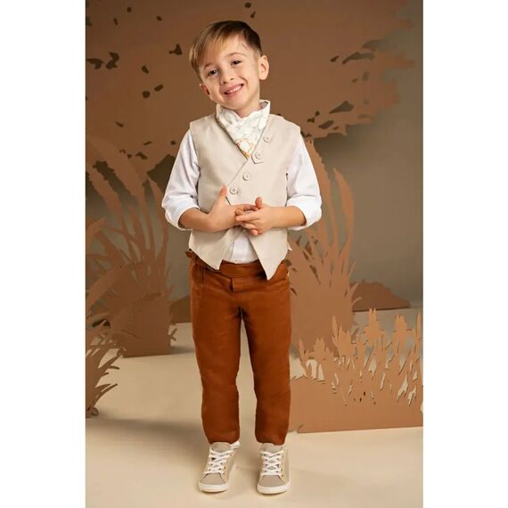Baby Bloom Βαπτιστικό Σέτ Αγορίστικο 126.30.7580 - Ρούχα Βάπτισης για Αγόρι στο Oneirokosmos