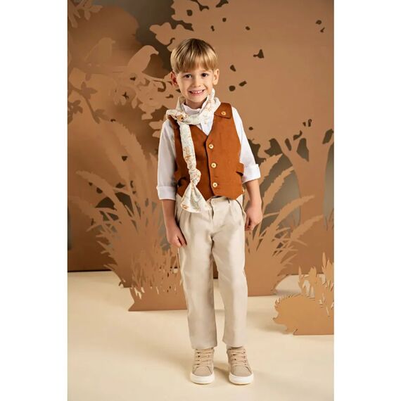 Baby Bloom Βαπτιστικό Σέτ Αγορίστικο 126.32.8570 - Ρούχα Βάπτισης για Αγόρι στο Oneirokosmos