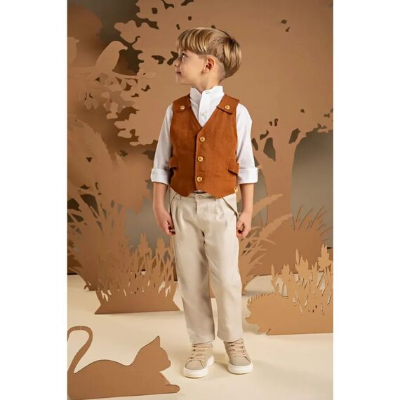 Baby Bloom Βαπτιστικό Σέτ Αγορίστικο 126.32.8570 - Ρούχα Βάπτισης για Αγόρι στο Oneirokosmos