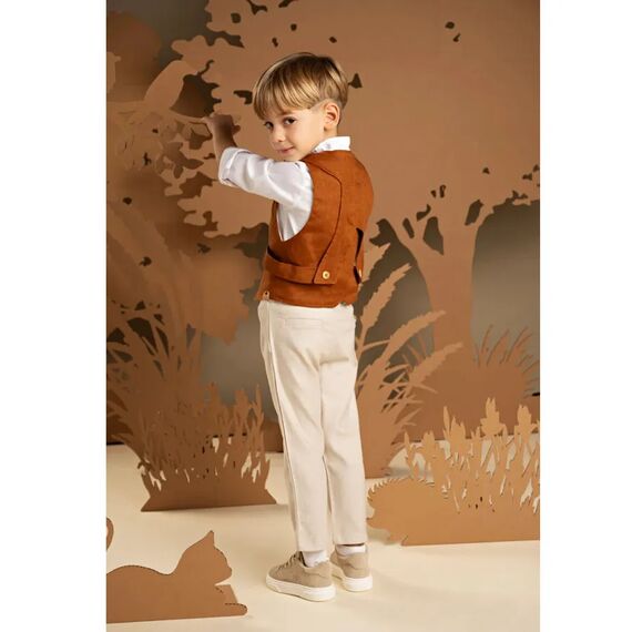 Baby Bloom Βαπτιστικό Σέτ Αγορίστικο 126.32.8570 - Ρούχα Βάπτισης για Αγόρι στο Oneirokosmos