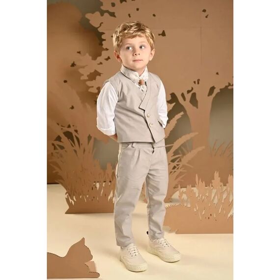 Baby Bloom Βαπτιστικό Σέτ Αγορίστικο 126.33.6570 - Ρούχα Βάπτισης για Αγόρι στο Oneirokosmos