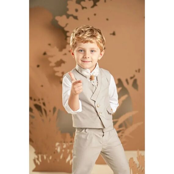 Baby Bloom Βαπτιστικό Σέτ Αγορίστικο 126.33.6570 - Ρούχα Βάπτισης για Αγόρι στο Oneirokosmos