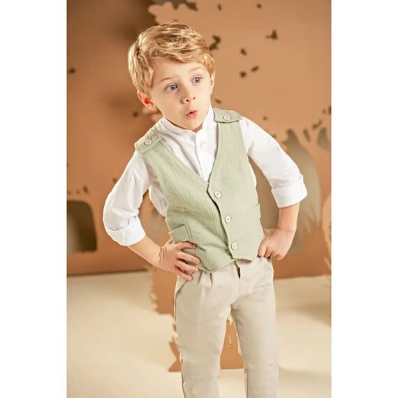 Baby Bloom Βαπτιστικό Σέτ Αγορίστικο 126.36.8570 - Ρούχα Βάπτισης για Αγόρι στο Oneirokosmos
