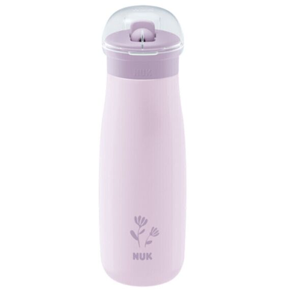 Nuk MINI-ME FLIP Παιδικό Παγούρι από Ανοξείδωτο Ατσάλι 500ml 12m+ Flower 10225329 - Εκπαιδευτικά Ποτηράκια στο Oneirokosmos