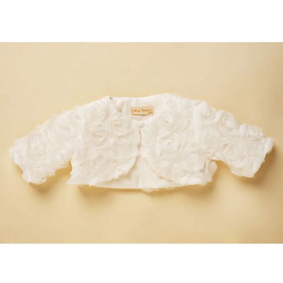 Baby Bloom Ζακετάκι για Κορίτσι Z26.01.2580 - Ρούχα Βάπτισης για Κορίτσι στο Oneirokosmos