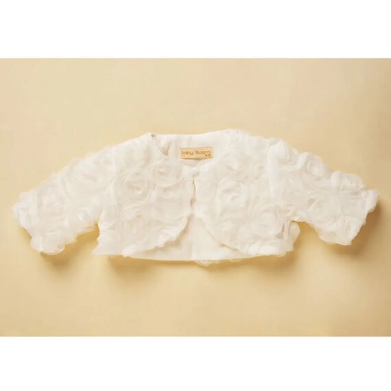 Baby Bloom Ζακετάκι για Κορίτσι Z26.01.2580 - Ρούχα Βάπτισης για Κορίτσι στο Oneirokosmos