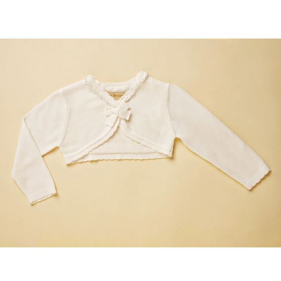 Baby Bloom Ζακετάκι για Κορίτσι Z26.09.1980 - Ρούχα Βάπτισης για Κορίτσι στο Oneirokosmos