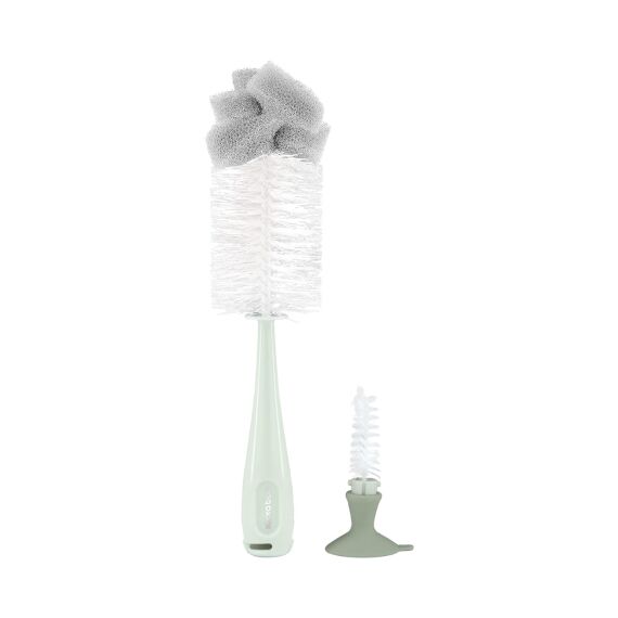 KIKKA BOO ΒΟΥΡΤΣΑ ΚΑΘΑΡΙΣΜΟΥ ΜΠΙΜΠΕΡΟ-BRUSH FOR BOTTLES 2in1 mint 31302020080 - Μπιμπερό στο Oneirokosmos