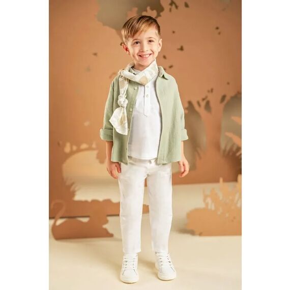 Baby Bloom Βαπτιστικό Σέτ Αγορίστικο 126.41.6570 - Ρούχα Βάπτισης για Αγόρι στο Oneirokosmos