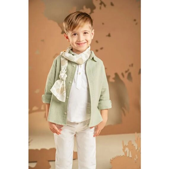 Baby Bloom Βαπτιστικό Σέτ Αγορίστικο 126.41.6570 - Ρούχα Βάπτισης για Αγόρι στο Oneirokosmos
