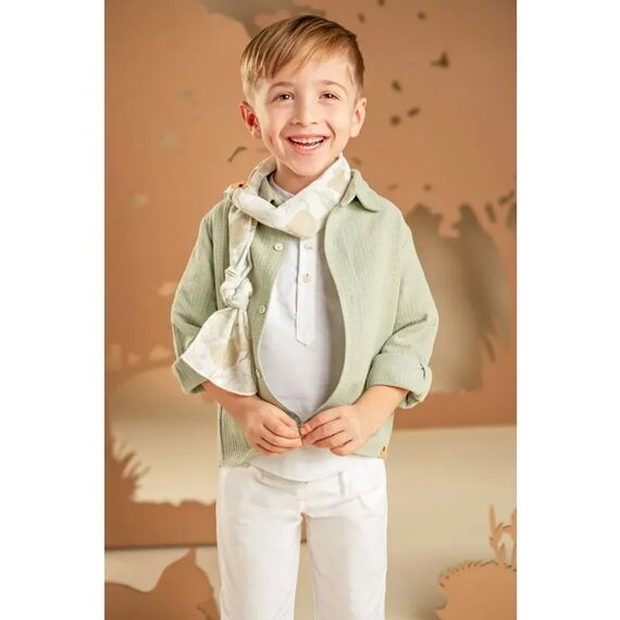 Baby Bloom Βαπτιστικό Σέτ Αγορίστικο 126.41.6570 - Ρούχα Βάπτισης για Αγόρι στο Oneirokosmos