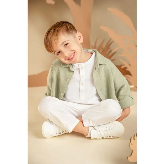 Baby Bloom Βαπτιστικό Σέτ Αγορίστικο 126.41.6570 - Ρούχα Βάπτισης για Αγόρι στο Oneirokosmos