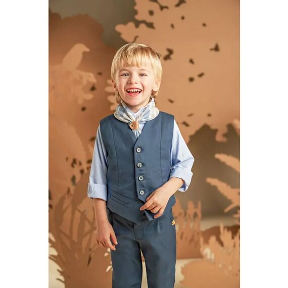 Baby Bloom Βαπτιστικό Σέτ Αγορίστικο 126.49.8570 - Ρούχα Βάπτισης για Αγόρι στο Oneirokosmos