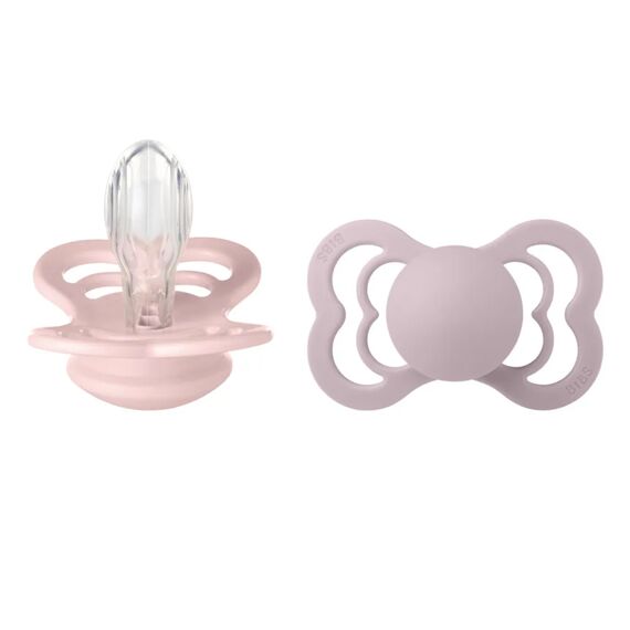Bibs Σετ Πιπίλες Supreme Σιλικόνης No 2 Blossom / Dusky Lilac 2 τμχ 260422 - Πιπίλες στο Oneirokosmos
