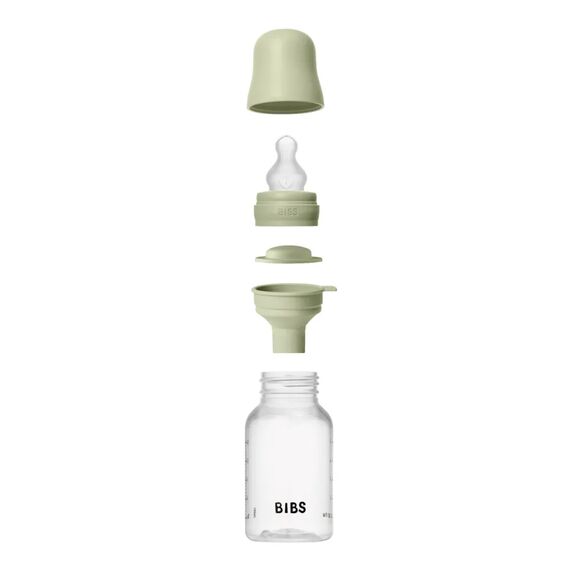 BIBS Μπιμπερό Πλαστικό με Θηλή από Σιλικόνη Sage 150ml 50161250 - Μπιμπερό στο Oneirokosmos