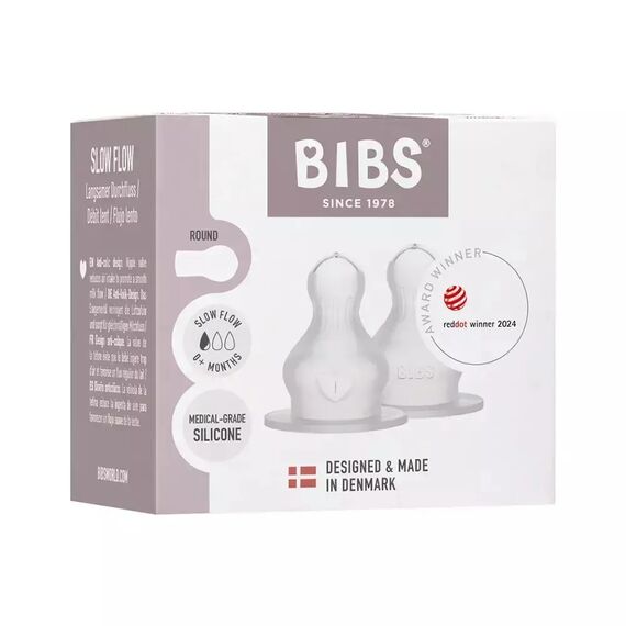 BIBS Σετ Θηλές από Σιλικόνη Αργής Ροής 2τμχ 5000011 - Θηλές στο Oneirokosmos