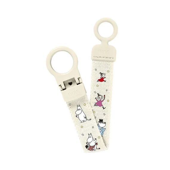 BIBS Κλιπ Πιπίλας X Moomins Ivory 950131216 - Πιπίλες στο Oneirokosmos