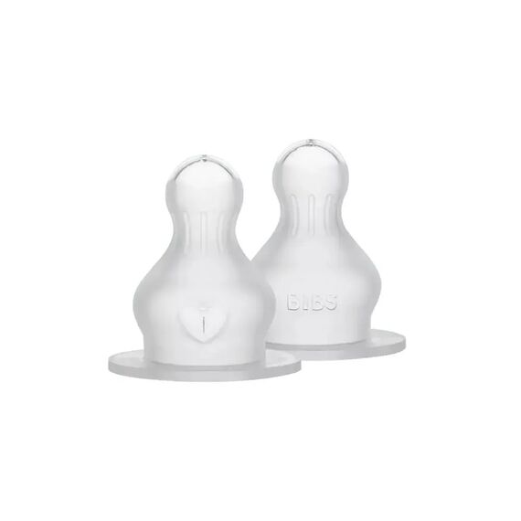 BIBS Σετ Θηλές από Σιλικόνη Medium Flow 2τμχ 5000012 - Θηλές στο Oneirokosmos