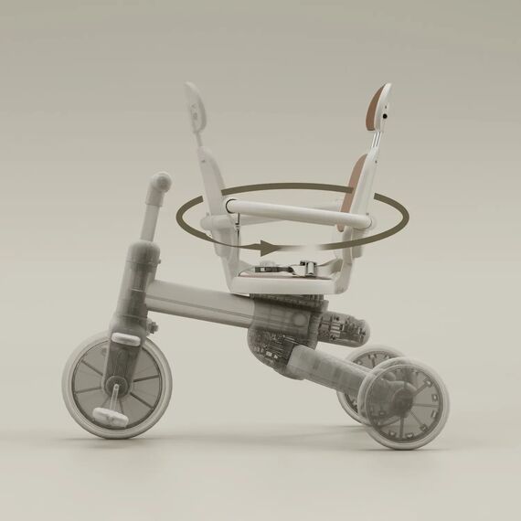 Lecoco Τρίκυκλο Πολυλειτουργικό Ποδήλατο  C-walker S3 max Καφέ L-692845 - Ποδήλατα από 6 μηνών στο Oneirokosmos