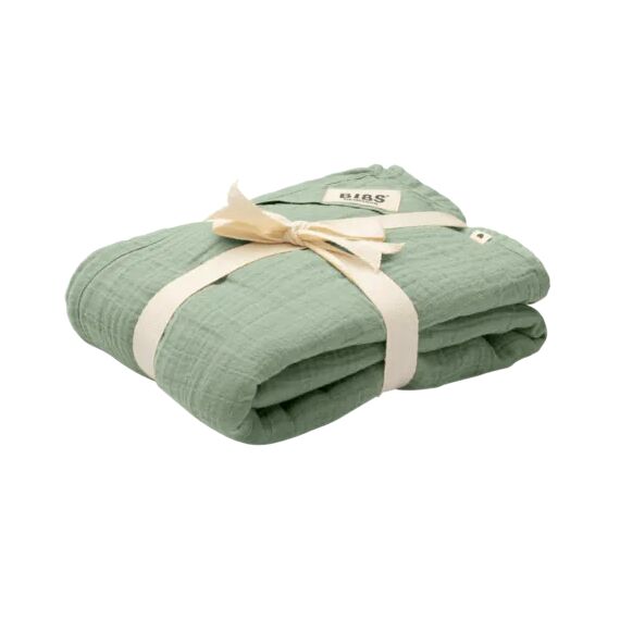 BIBS  Muslin Κουβέρτα 120X120 εκ. Sage 9402250 - Πάνες-Λαβέτες-Σελτέδες στο Oneirokosmos