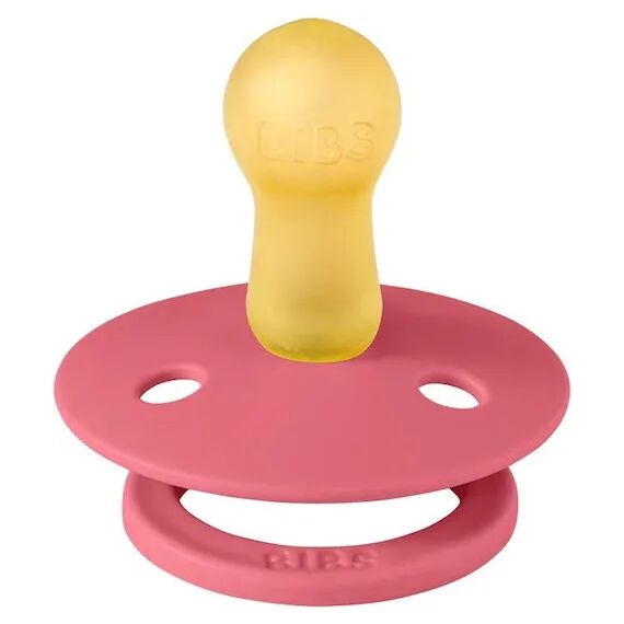 Bibs Πιπίλα Latex Studio Colour Block Baby Pink/Coral Mix 2τμχ. Νο1 11022101 - Πιπίλες στο Oneirokosmos