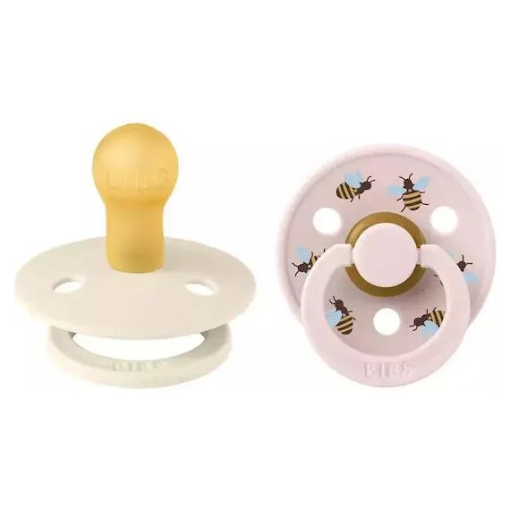 Bibs Πιπίλα Latex Studio Colour Bumblebee/Ivory Mix 2τμχ. Νο2 12024103 - Πιπίλες στο Oneirokosmos