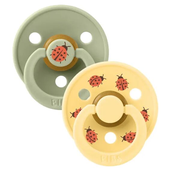 Bibs Πιπίλα Latex Studio Colour Ladybug Sage Mix 2τμχ. Νο1 11025102 - Πιπίλες στο Oneirokosmos